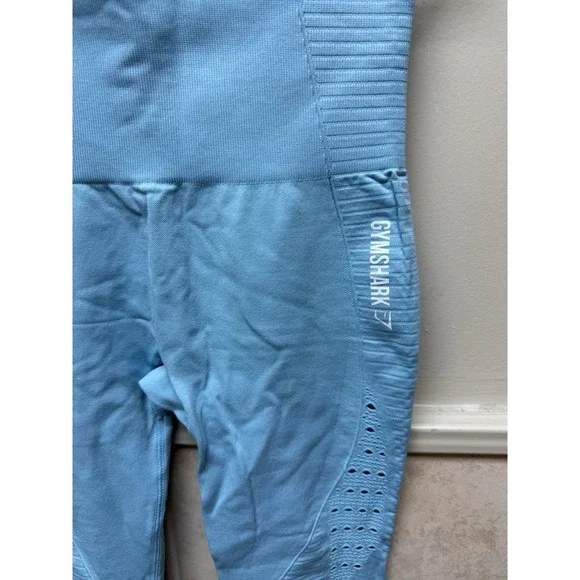 GYMSHARK Energy Seamless legging. Malibu blue. Sz S *estimated See Measurements - Picture 5 of 12